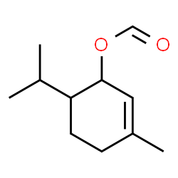 6-(isopropyl)-3-methylcyclohex-2-en-1-yl formate structure