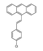 trans-1-(4-chlorophenyl)-2-(9-anthryl)ethene结构式