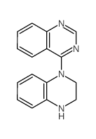 Quinazoline,4-(3,4-dihydro-1(2H)-quinoxalinyl)- Structure