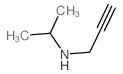 2-Propyn-1-amine,N-(1-methylethyl)- Structure