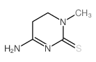 2(1H)-Pyrimidinethione,4-amino-5,6-dihydro-1-methyl- Structure