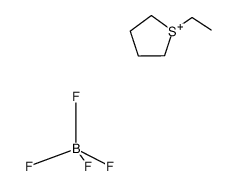 S-ethylthiolanium fluoborate Structure