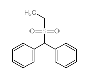 Benzene,1,1'-[(ethylsulfonyl)methylene]bis- Structure