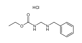 ethyl ((benzylamino)methyl)carbamate hydrochloride结构式