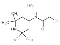 2-氯-N-(2,2,6,6-四甲基哌啶-4-基)乙酰胺盐酸盐结构式