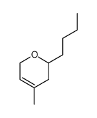 2-Butyl-4-methyl-3,6-dihydro-2H-pyrane结构式