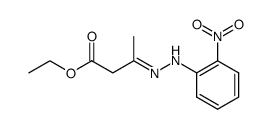 ethyl acetoacetate 2-nitrophenylhydrazone Structure