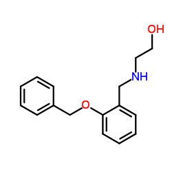 2-{[2-(Benzyloxy)benzyl]amino}ethanol Structure