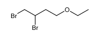 4-ethoxy-1,2-dibromo-butane Structure