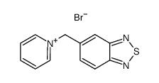 1-benzo[1,2,5]thiadiazol-5-ylmethyl-pyridinium, bromide结构式
