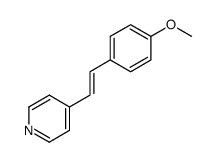 (E)-4-(4-Methoxystyryl)pyridine structure