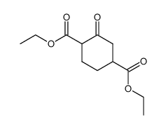 2-oxo-cyclohexane-1,4-dicarboxylic acid diethyl ester Structure