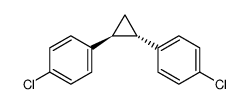 rac-trans-1,2-bis(4-chlorophenyl)cyclopropane Structure