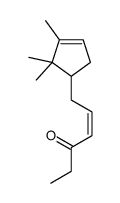 6-(2,2,3-trimethylcyclopent-3-en-1-yl)hex-4-en-3-one结构式