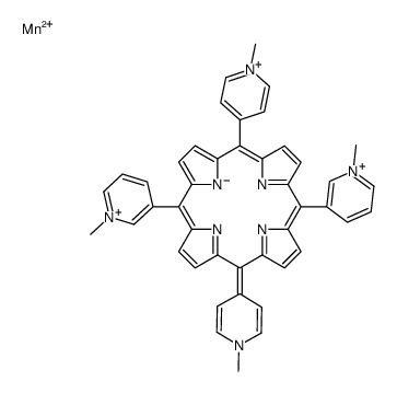 MN(III)TETRAKIS(1-METHYL-4-PYRIDYL)PORPHYRIN PENTACHLORIDE structure