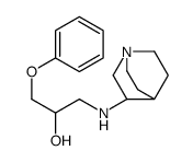 1-(1-azabicyclo[2.2.2]octan-3-ylamino)-3-phenoxypropan-2-ol Structure