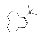 (E)-1-(trimethylsilyl)cyclododecene Structure