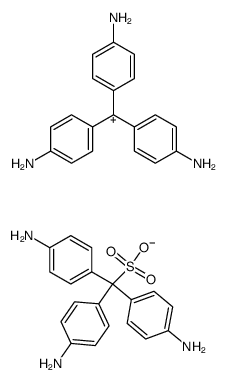 pararosaniline dye sulfonic acid salt Structure