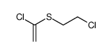 (2-chloro-ethyl)-(1-chloro-vinyl)-sulfide Structure