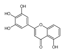 5-hydroxy-2-(3,4,5-trihydroxyphenyl)chromen-4-one Structure