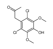 1-(2,6-dichloro-4-hydroxy-3,5-dimethoxyphenyl)propan-2-one结构式