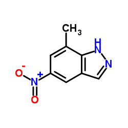 7-Methyl-5-nitro-1H-indazole Structure
