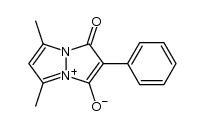 anhydro-5,7-dimethyl-1-hydroxy-3-oxo-2-phenylpyrazolo[1,2-a]pyrazolium hydroxide结构式