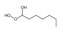 1-hydroxy-1-hydroperoxyheptane结构式