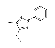 N,5-dimethyl-2-phenyl-2H-1,2,3-triazol-4-amine结构式