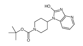 TERT-BUTYL 4-(2-OXO-2,3-DIHYDRO-1H-IMIDAZO[4,5-B]PYRIDIN-1-YL)PIPERIDINE-1-CARBOXYLATE picture