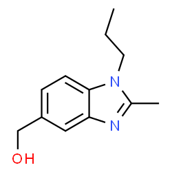 1H-Benzimidazole-5-methanol,2-methyl-1-propyl-(9CI)结构式