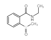 N-ethyl-2-methylsulfinyl-benzamide结构式