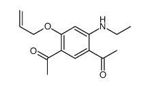 1,1-(4-allyloxy-6-ethylamino-1,3-phenylene)diethanone Structure