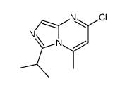 2-chloro-4-methyl-6-propan-2-ylimidazo[1,5-a]pyrimidine结构式