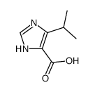 (9ci)-5-(1-甲基乙基)-1H-咪唑-4-羧酸结构式