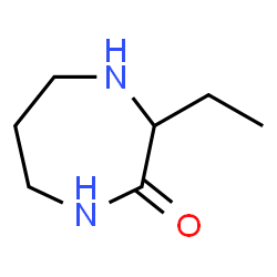 2H-1,4-Diazepin-2-one,3-ethylhexahydro-(9CI) Structure