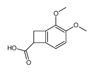 3,4-dimethoxybenzocyclobutene-1-carboxylic acid Structure