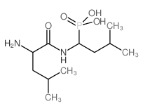 [1-[(2-amino-4-methyl-pentanoyl)amino]-3-methyl-butyl]phosphonic acid structure