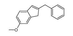 2-benzyl-6-methoxy-1H-indene结构式