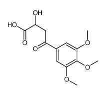 2-hydroxy-4-oxo-4-(3,4,5-trimethoxyphenyl)butanoic acid Structure