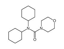 N,N-dicyclohexylmorpholine-4-carboxamide结构式