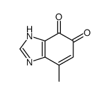 1H-Benzimidazole-6,7-dione,4-methyl-结构式