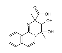 3,4-dihydroxy-2,4-dimethyl-3,4-dihydro-2H-pyrimido[2,1-a]isoquinoline-2-carboxylic acid Structure