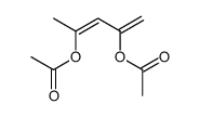penta-1,3-diene-2,4-diyl diacetate Structure