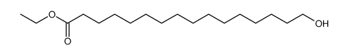 ethyl 16-hydroxyhexadecanoate Structure