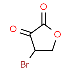 Butyric acid,3-bromo-4-hydroxy-2-oxo-,-gamma--lactone (5CI) structure