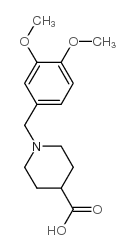 1-(3,4-DIMETHOXY-BENZYL)-PIPERIDINE-4-CARBOXYLIC ACID structure