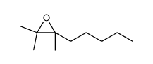 Oxirane, 2,2,3-trimethyl-3-pentyl Structure