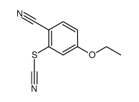 4-ethoxy-2-thiocyanato-benzonitrile Structure