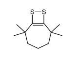 8,9-Dithiabicyclo[5.7.0]non-1(7)-ene, 2,2,6,6-tetramethyl- Structure